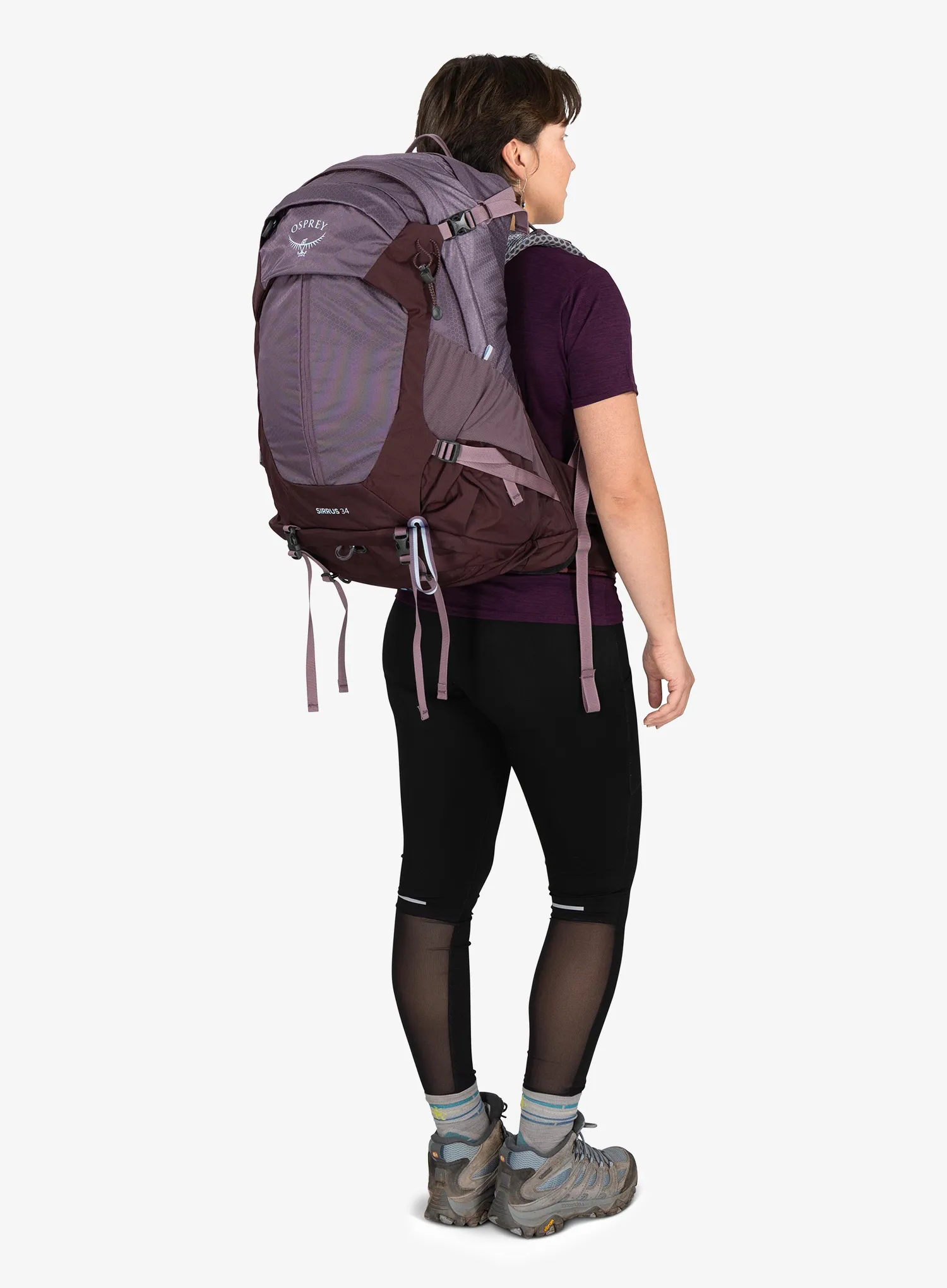 Dámsky turistický batoh Osprey Sirrus 34 - purple dusk
