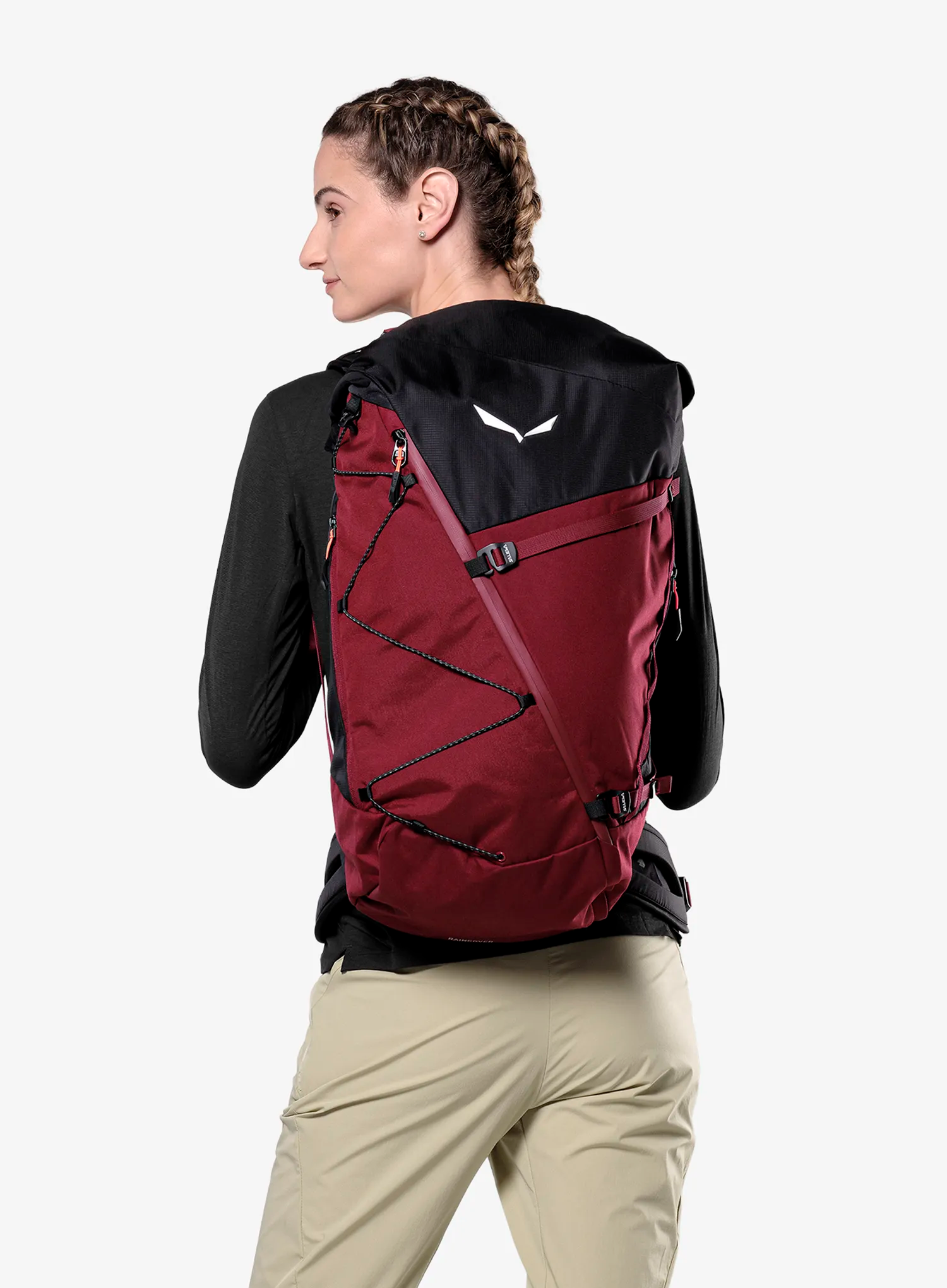 Dámsky turistický batoh Salewa Puez 32+5L BP - syrah/black out