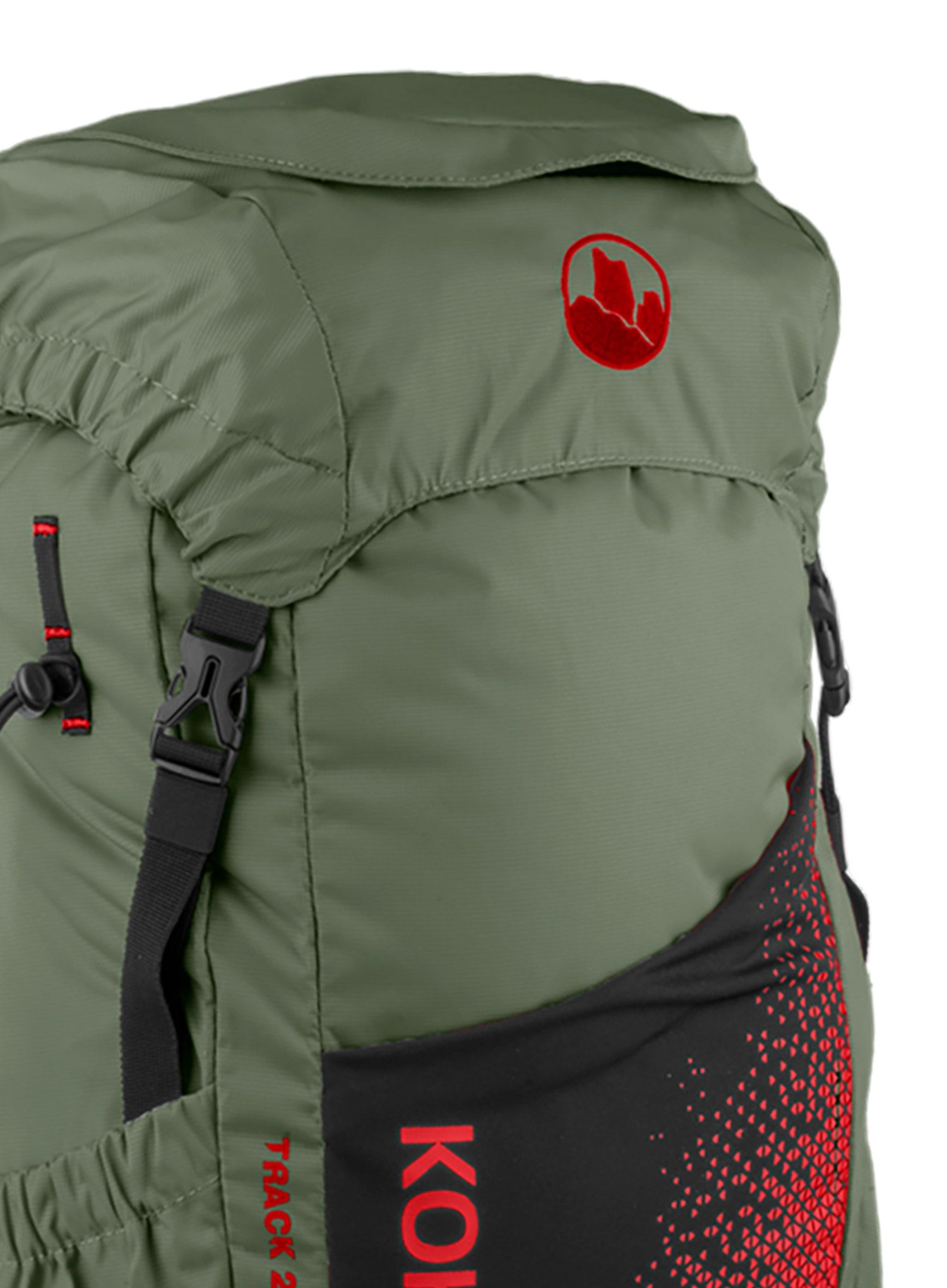 Turistický batoh Kohla Track 23L - bronze green/scarlet/caviar