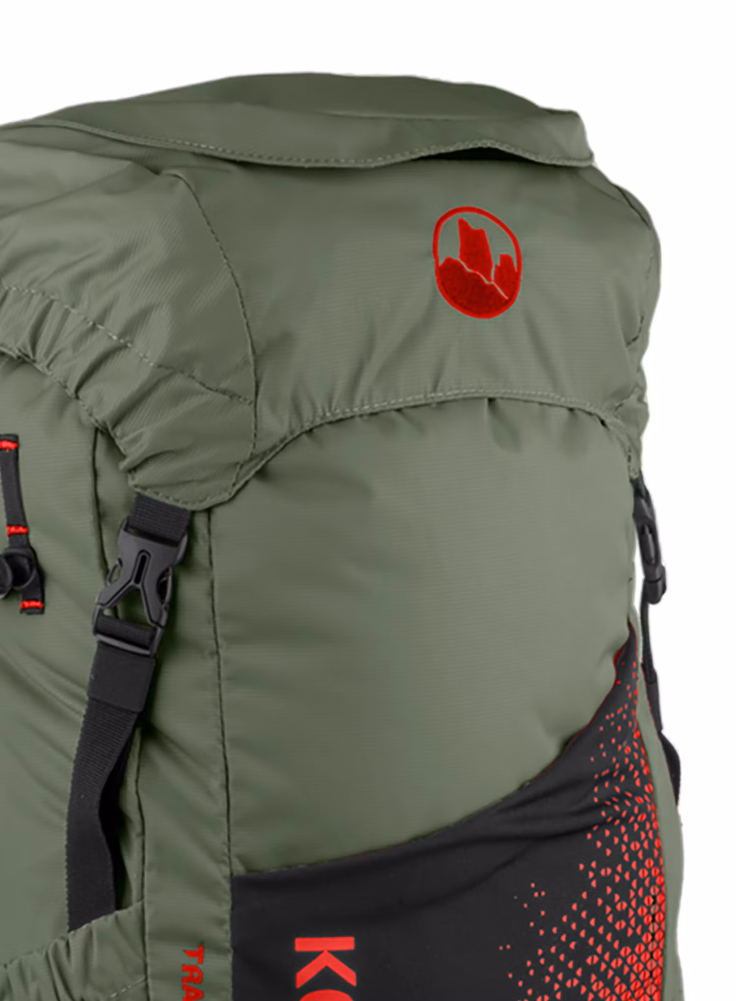 Turistický batoh Kohla Track 28L - bronze green/flame scar/caviar