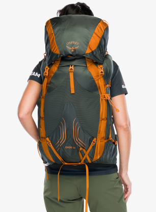 Turistický batoh Osprey Exos 38 - dark charcoal