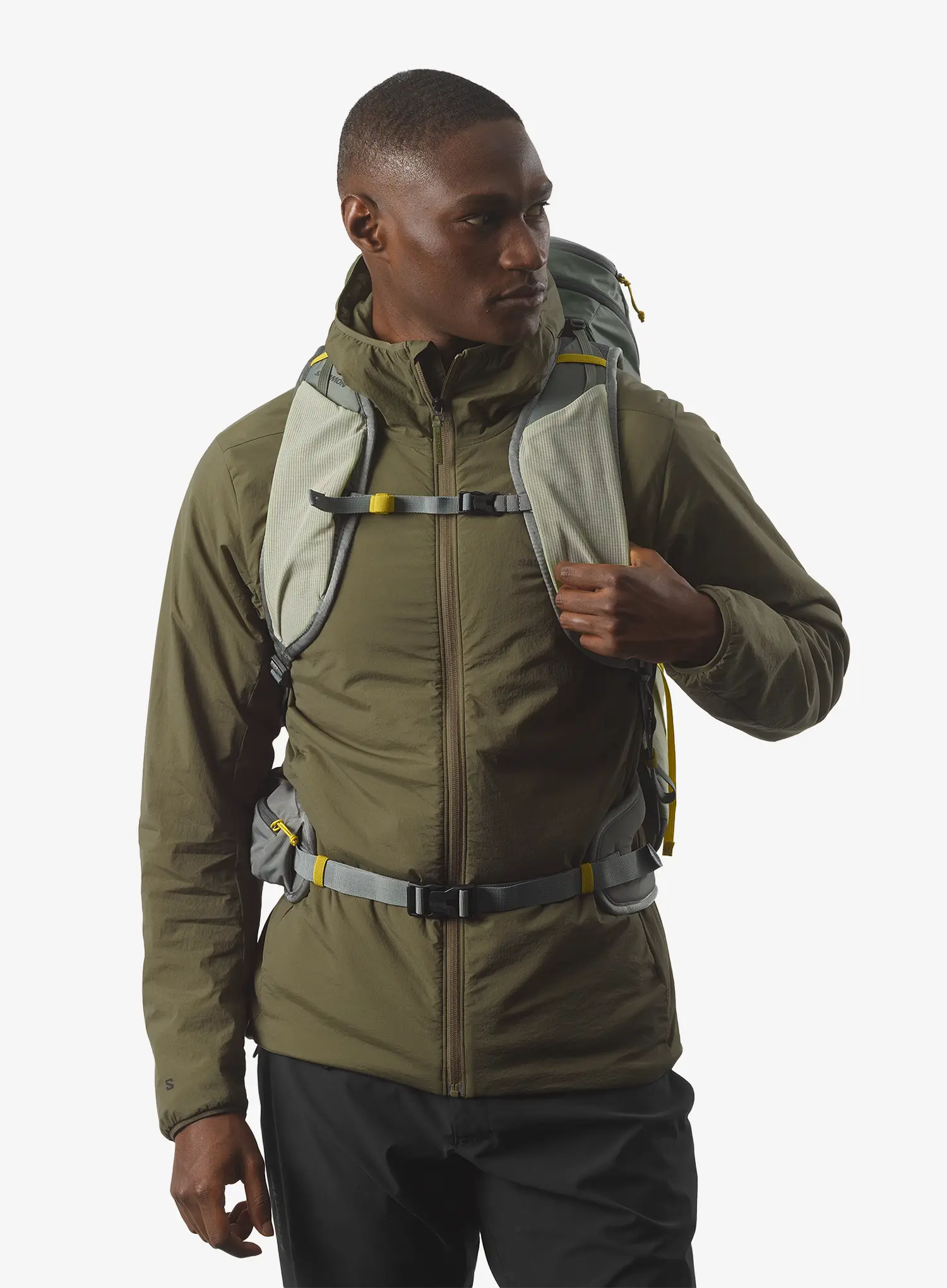 Turistický batoh Salomon Aerotrek 30 - sage/seagrass/iron