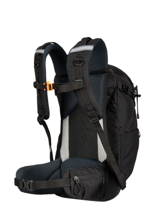 Batoh s dištančnou sieťkou Alpinus Ornak 30 - black
