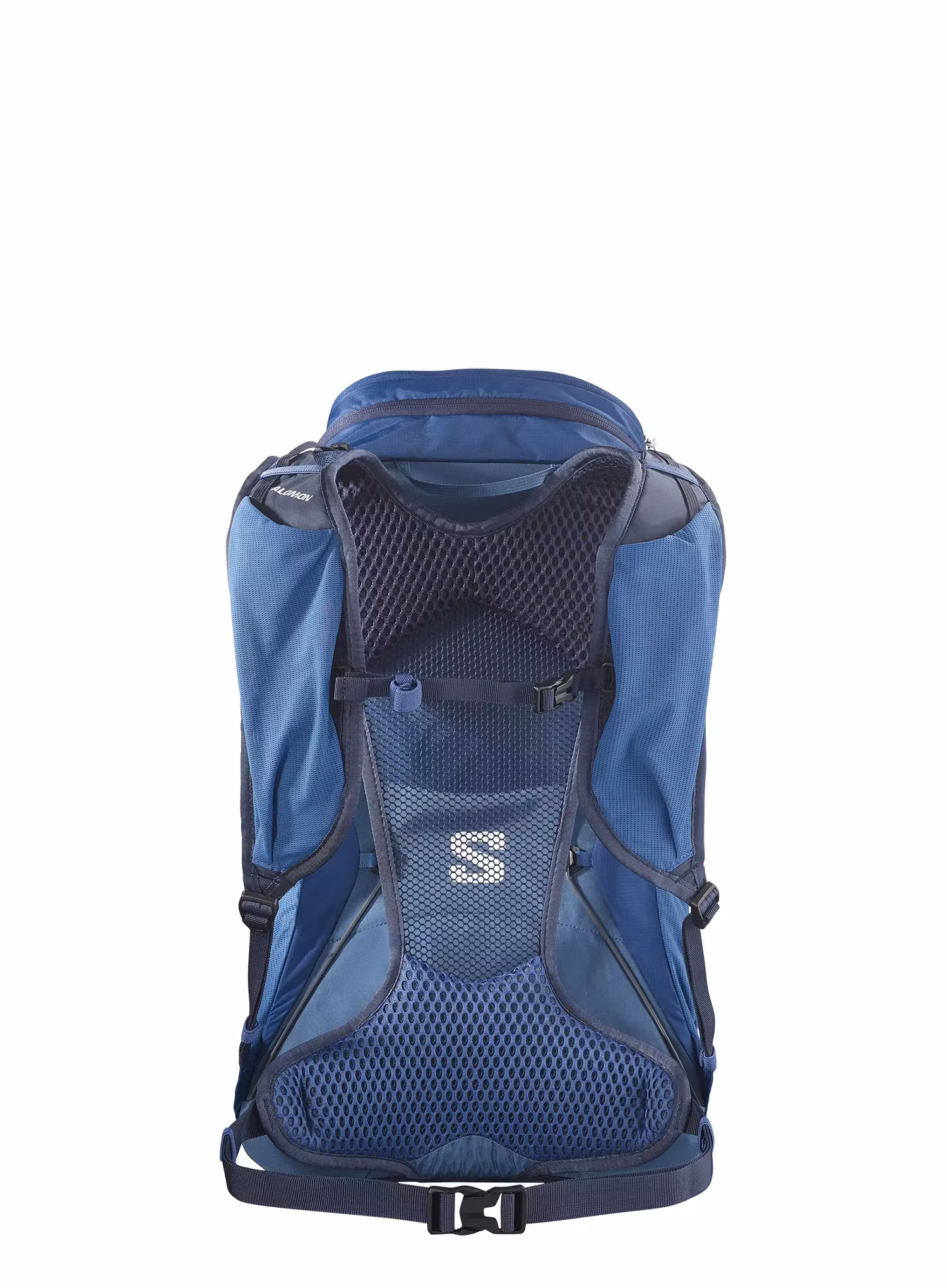 Batoh s dištančnou sieťkou Salomon Aerotrek 20 - poseidon/black iris/blue