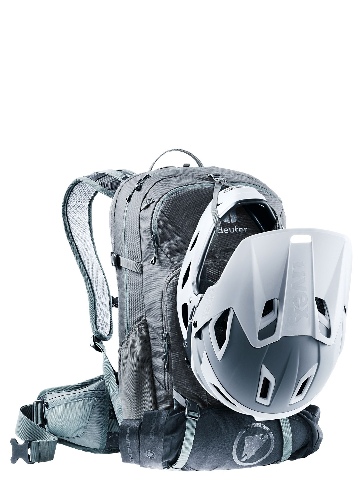 Cyklistický batoh Deuter Attack 20 - graphite/shale