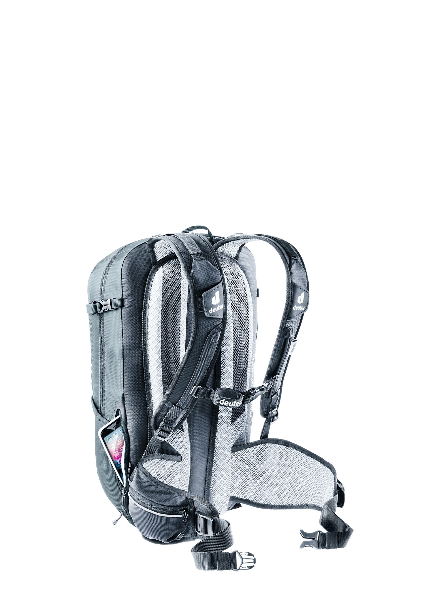 Cyklistický batoh Deuter Flyt 14 - graphite/black