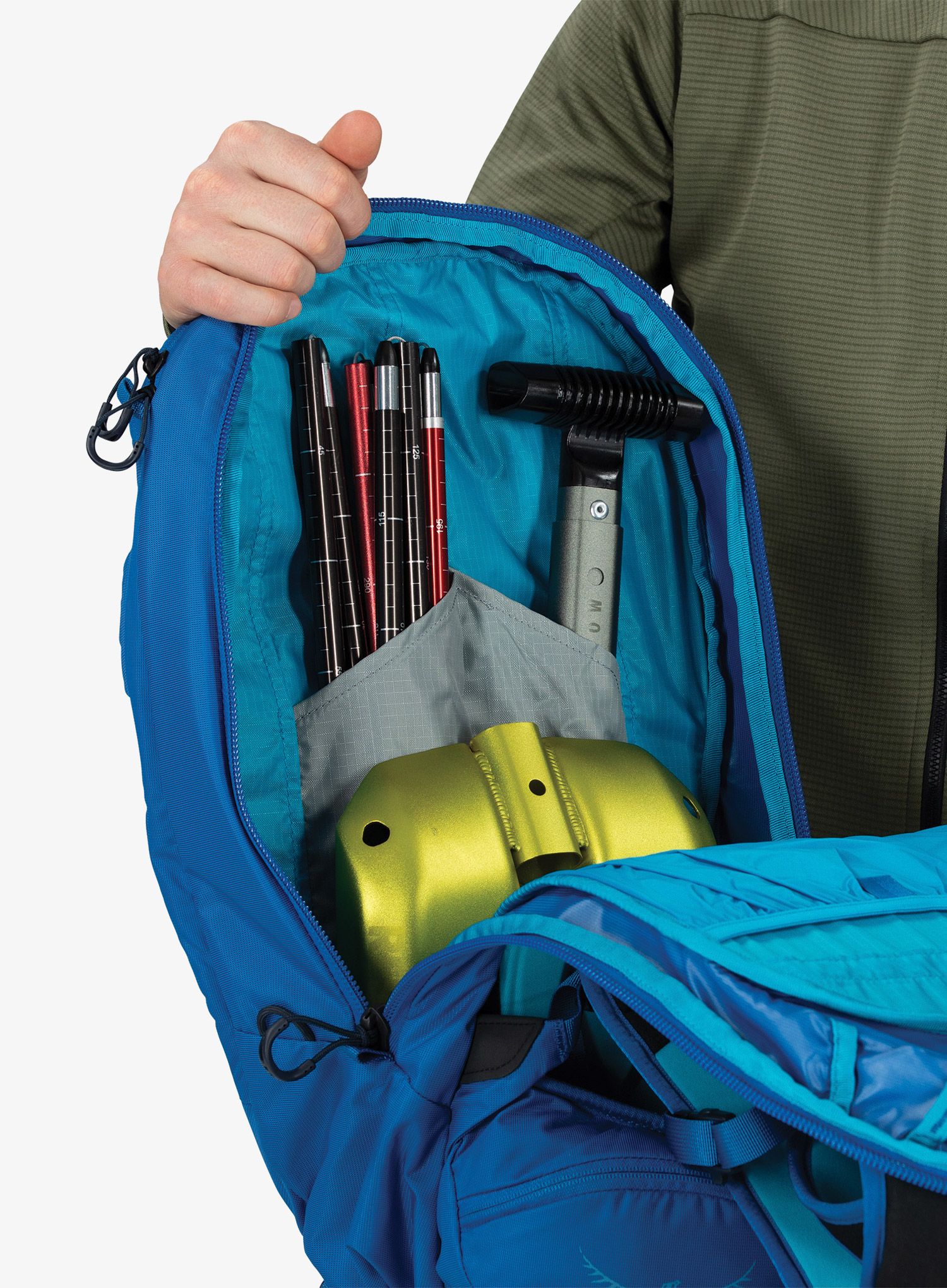 Skialpinistický batoh Osprey Kamber 20 - alpine blue