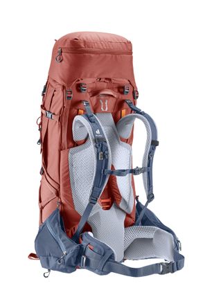 Dámsky trekingový batoh Deuter Aircontact X 60+15 SL - redwood/ink