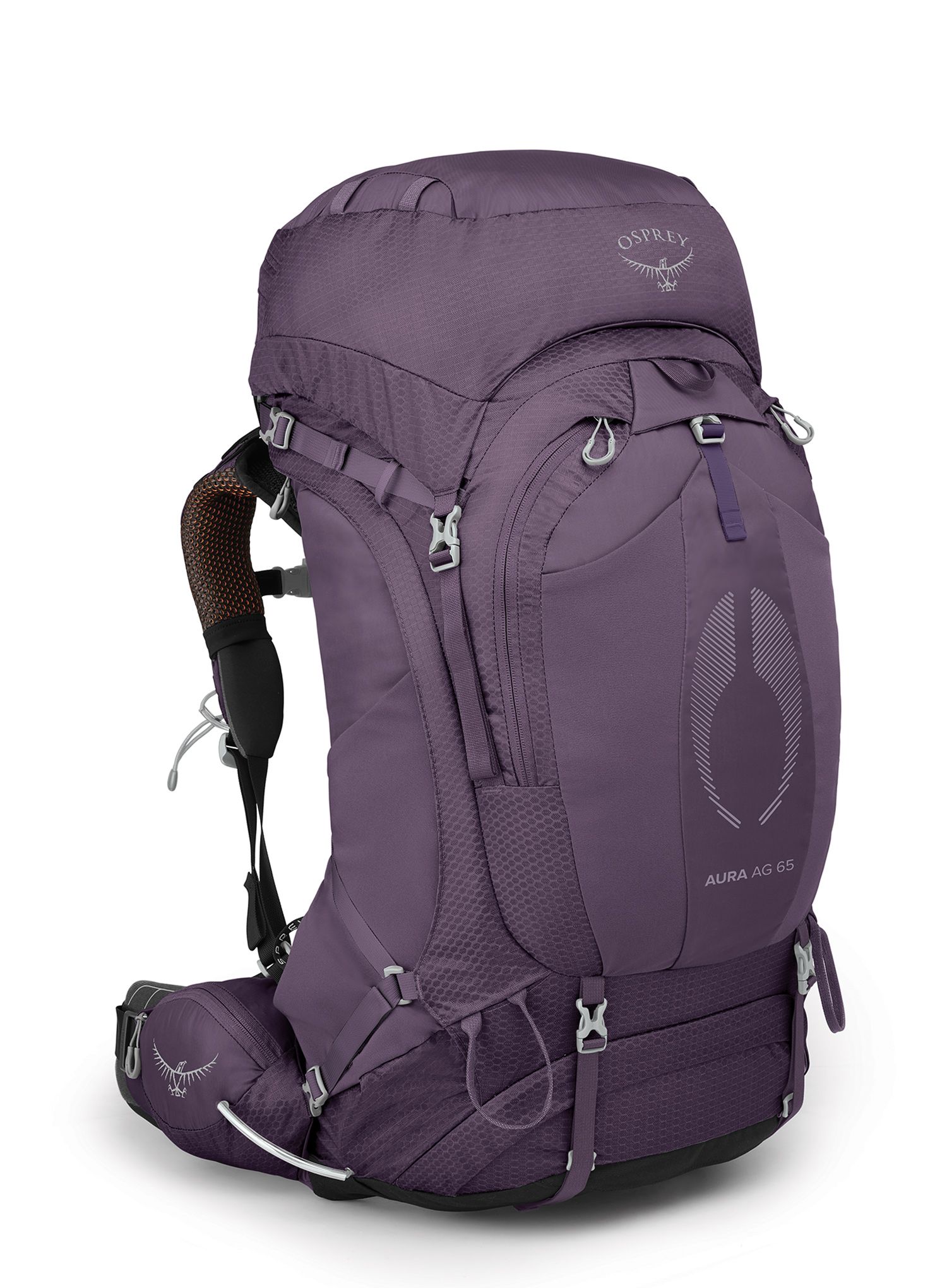 Dámsky trekingový batoh Osprey Aura AG 65 - enchantment purple