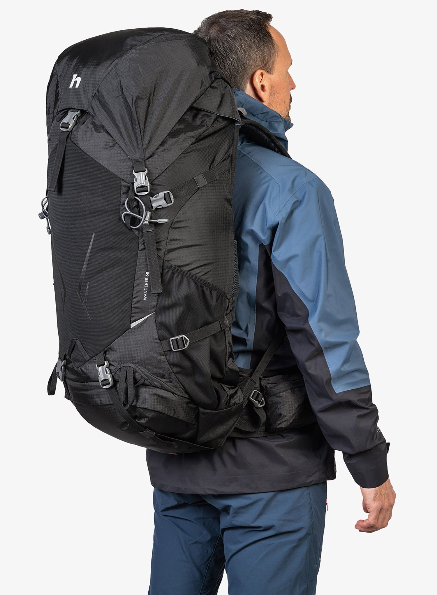 Turistický batoh Hannah Wanderer 60 - anthracite