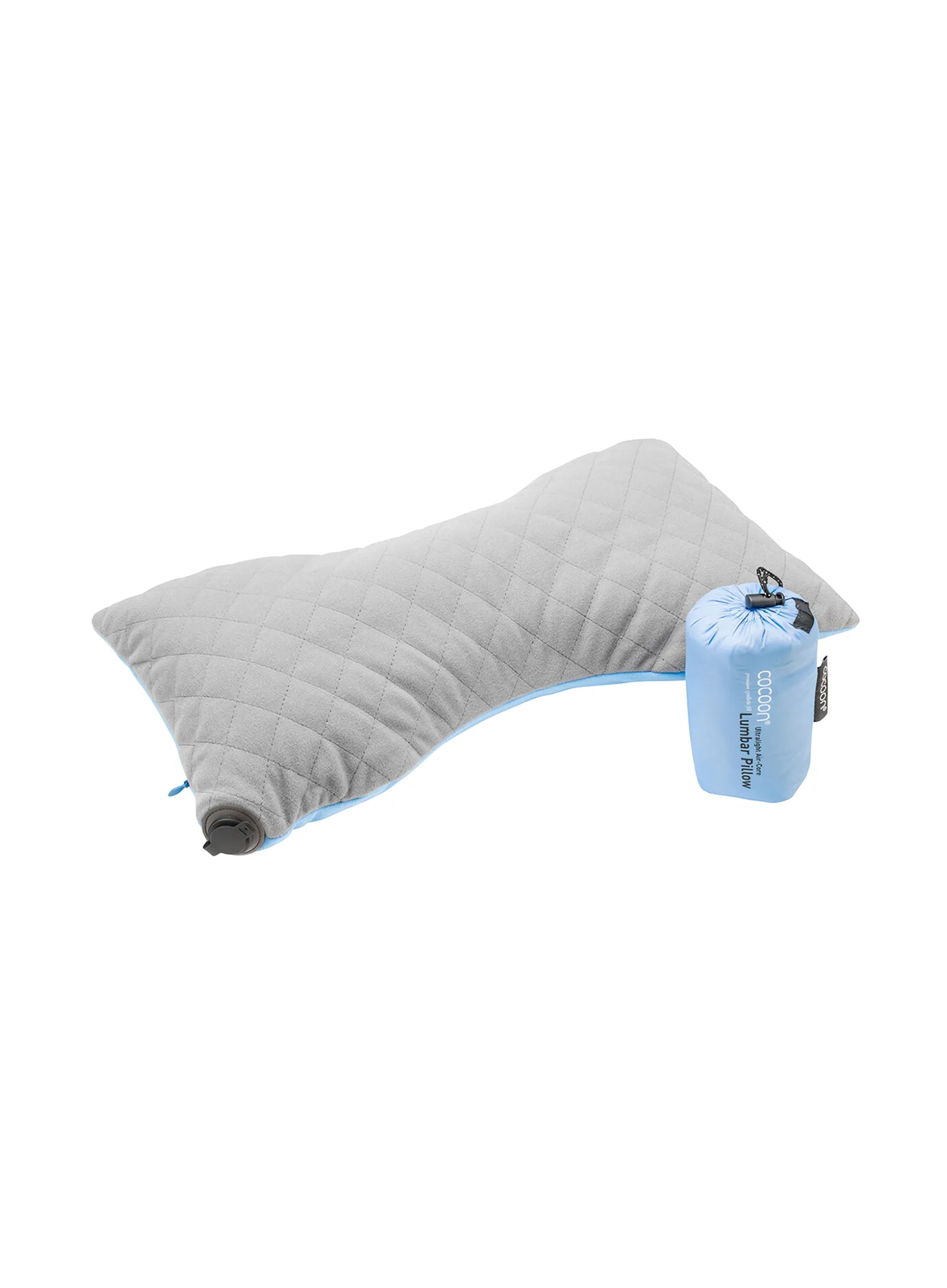 Vankúš Cocoon Lumbar Support Pillow - light blue/grey