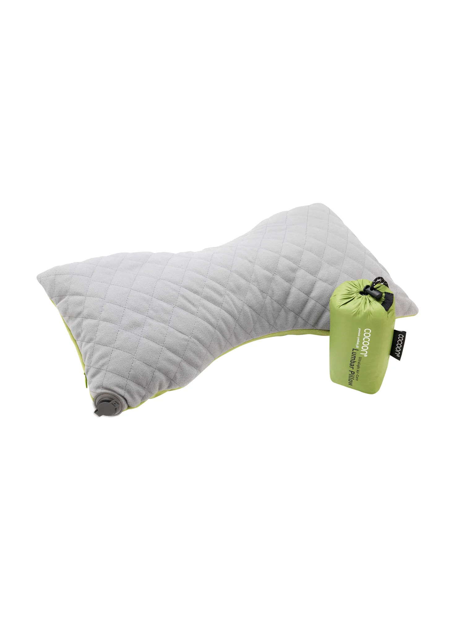 Vankúš Cocoon Lumbar Support Pillow - wasabi/grey