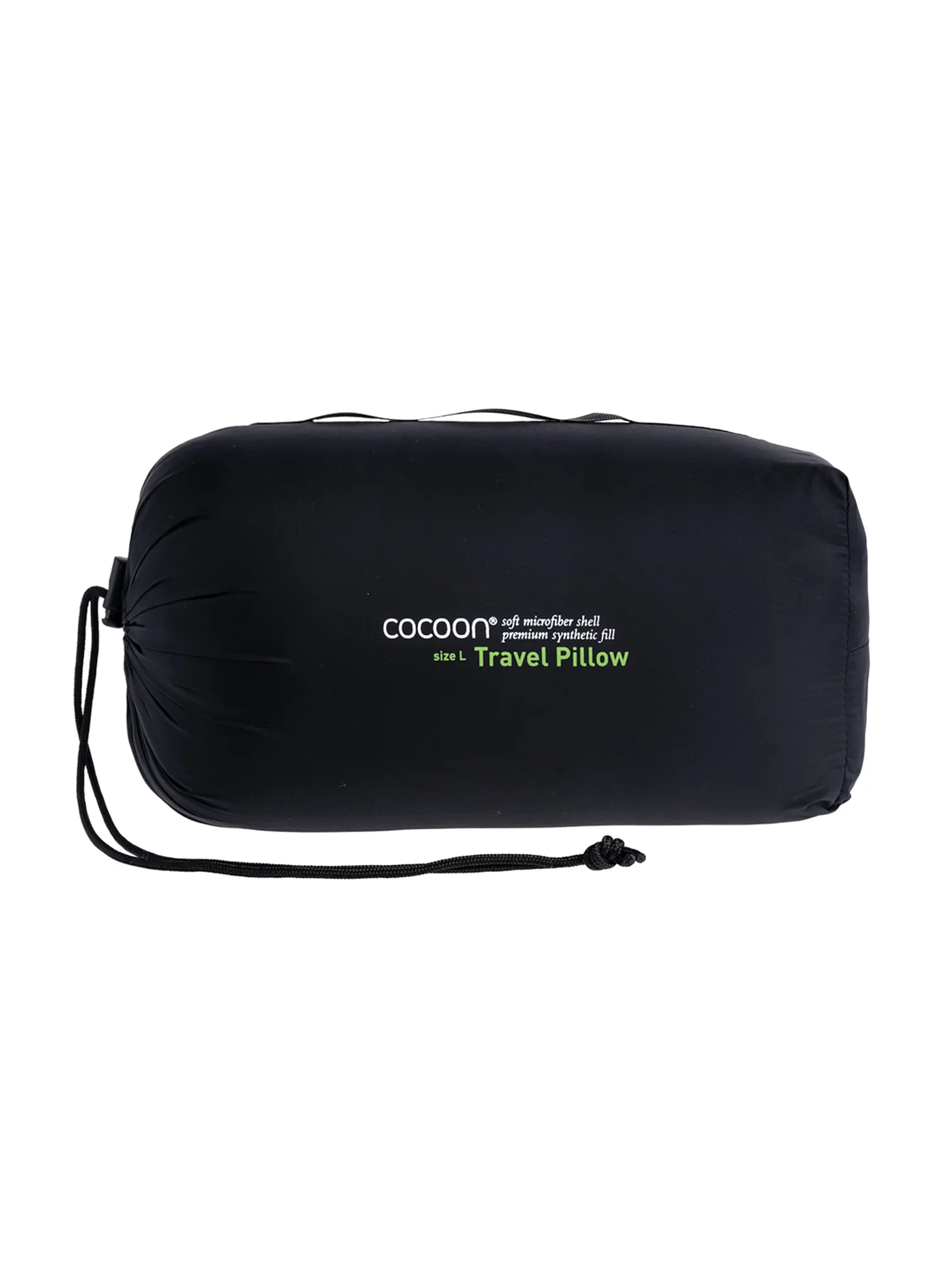 Vankúš Cocoon Synthetic Travel Pillow L - charcoal/smoke grey