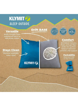 Vankúš Klymit Drift Base - ocean depths