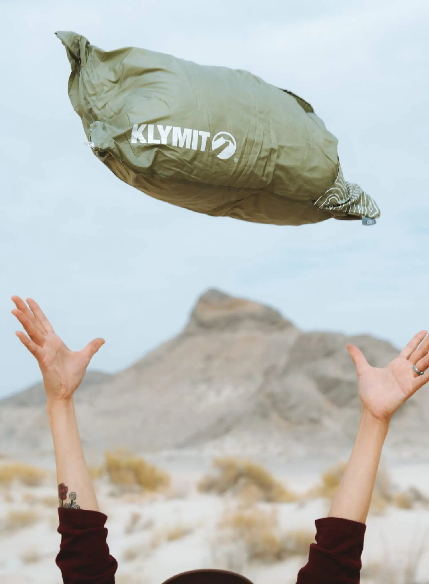 Vankúš Klymit Drift Pillow Regular - green/green