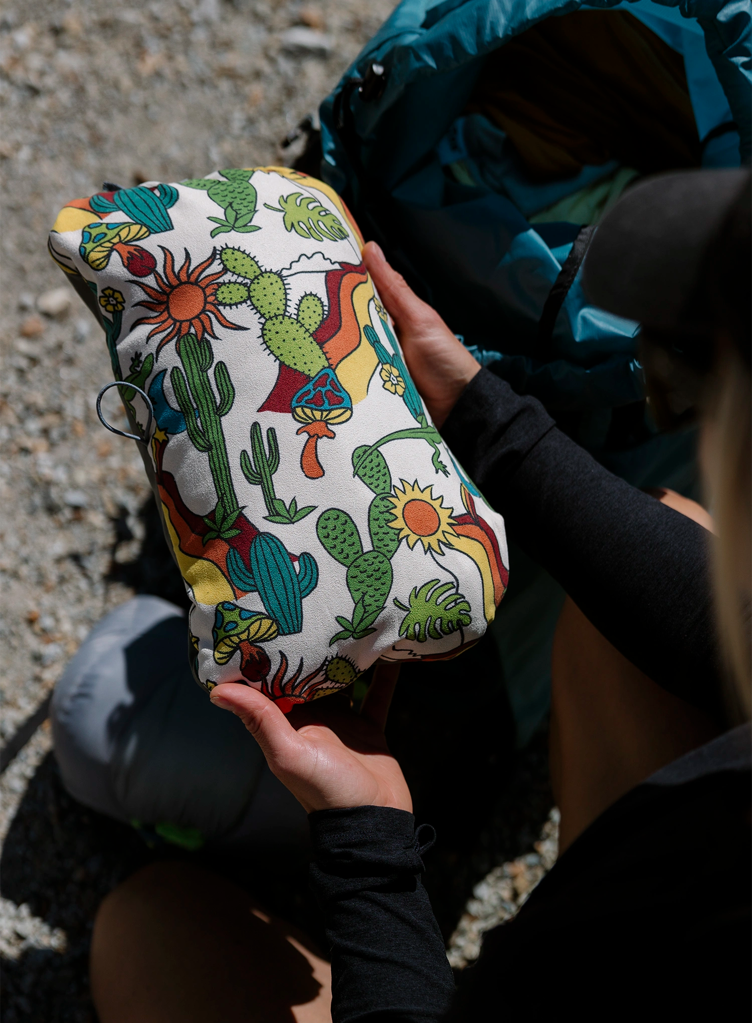 Vankúš Therm a Rest Compressible Pillow Cinch R - desert