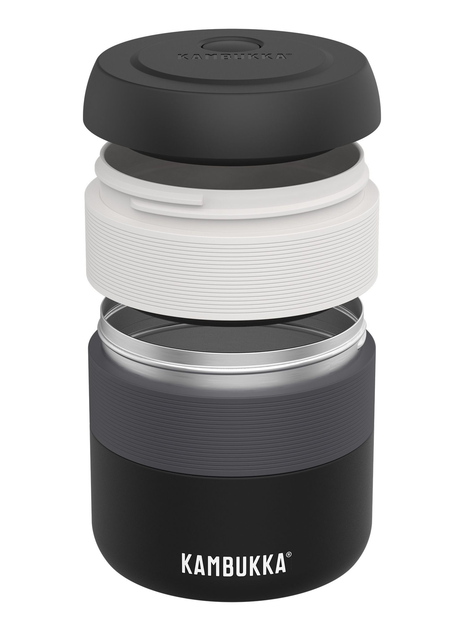 Nádoba Kambukka Snack Container 75 ml - grey