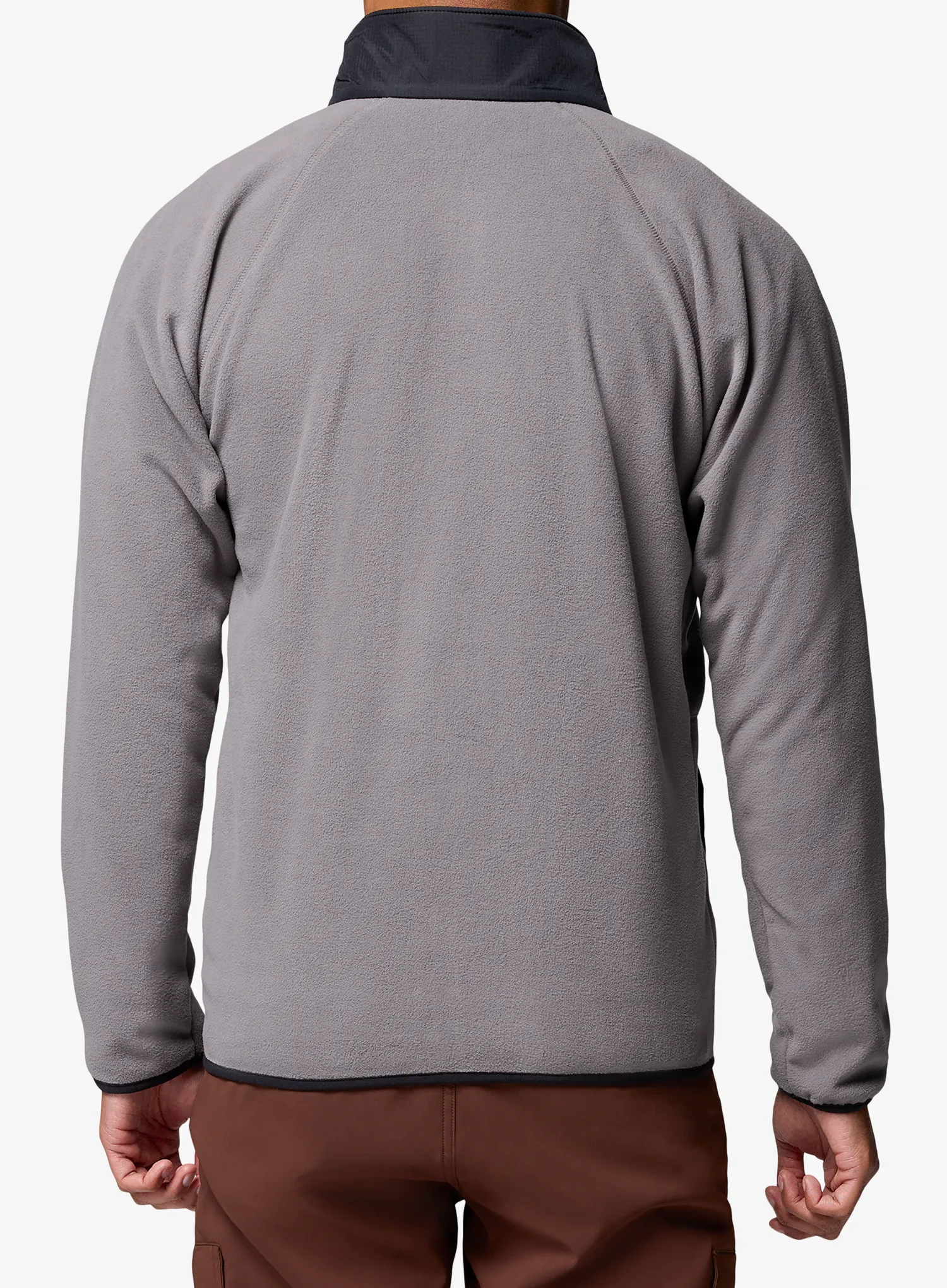Flísová mikina Columbia Fast Trek Overlay Full Zip - city grey/black