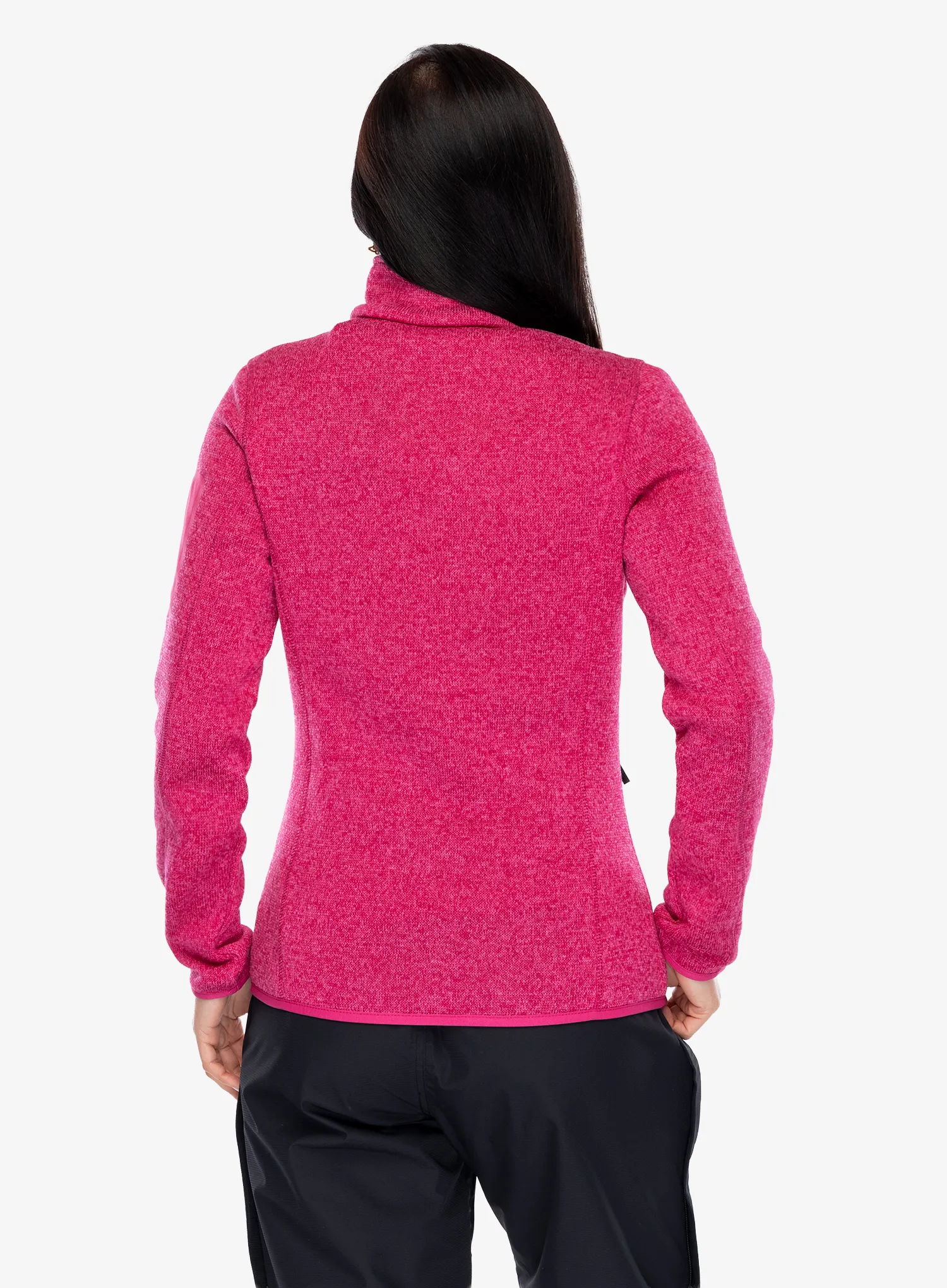 Flísová mikina dámska CMP Haze Jacket Knitted - magenta/lighter