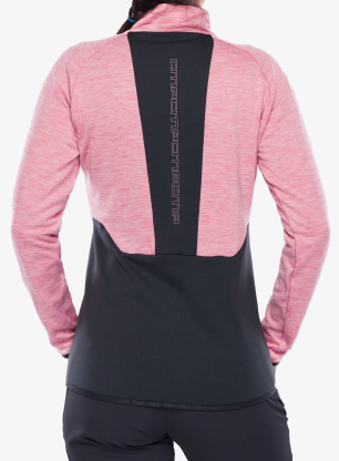 Flísová mikina dámska CMP Nexure - pink melange