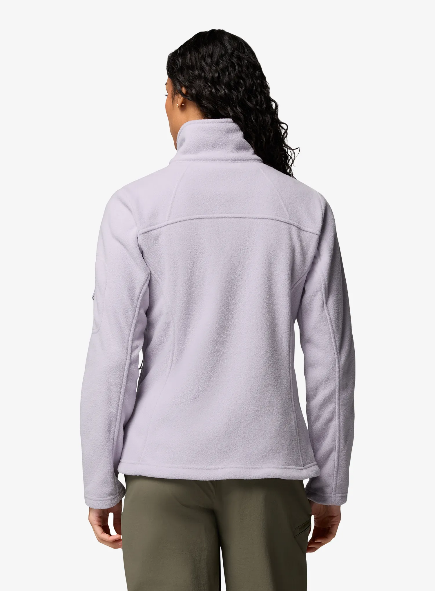 Flísová mikina dámska Columbia Fast Trek II Jacket - lavender pearl