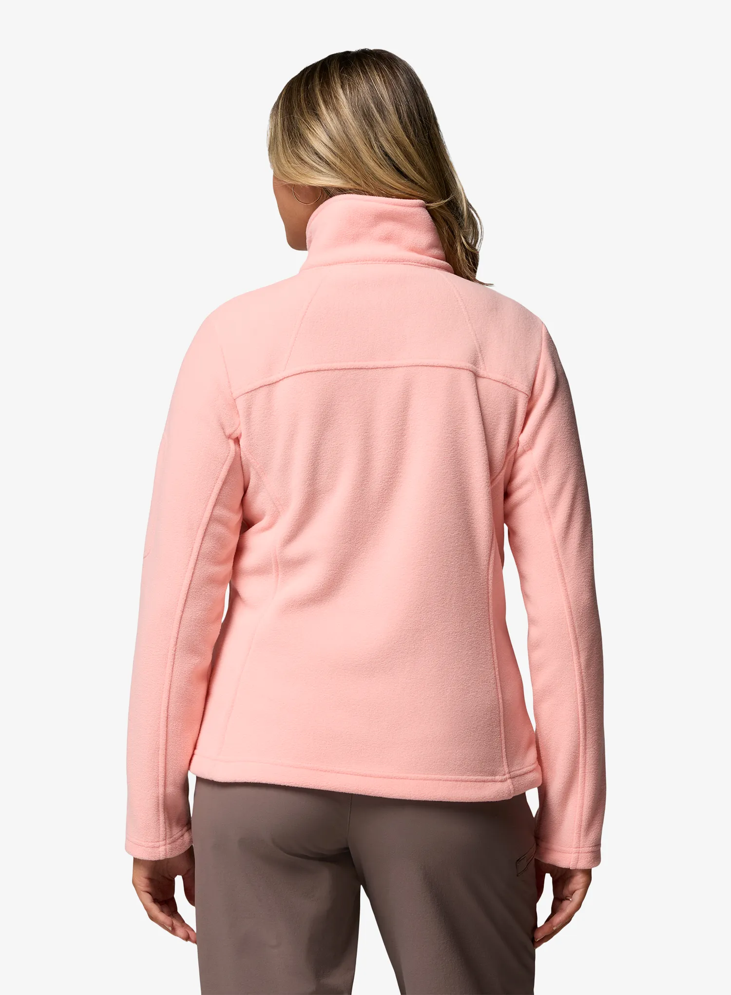 Flísová mikina dámska Columbia Fast Trek II Jacket - pink sand