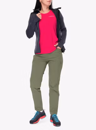 Flísová mikina dámska La Sportiva Lucendro Thermal Hoody - onyx/black