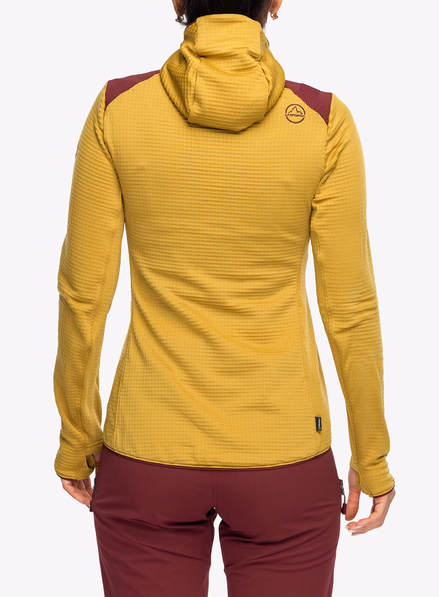 Flísová mikina dámska La Sportiva Lucendro Thermal Hoody - savana/redwood