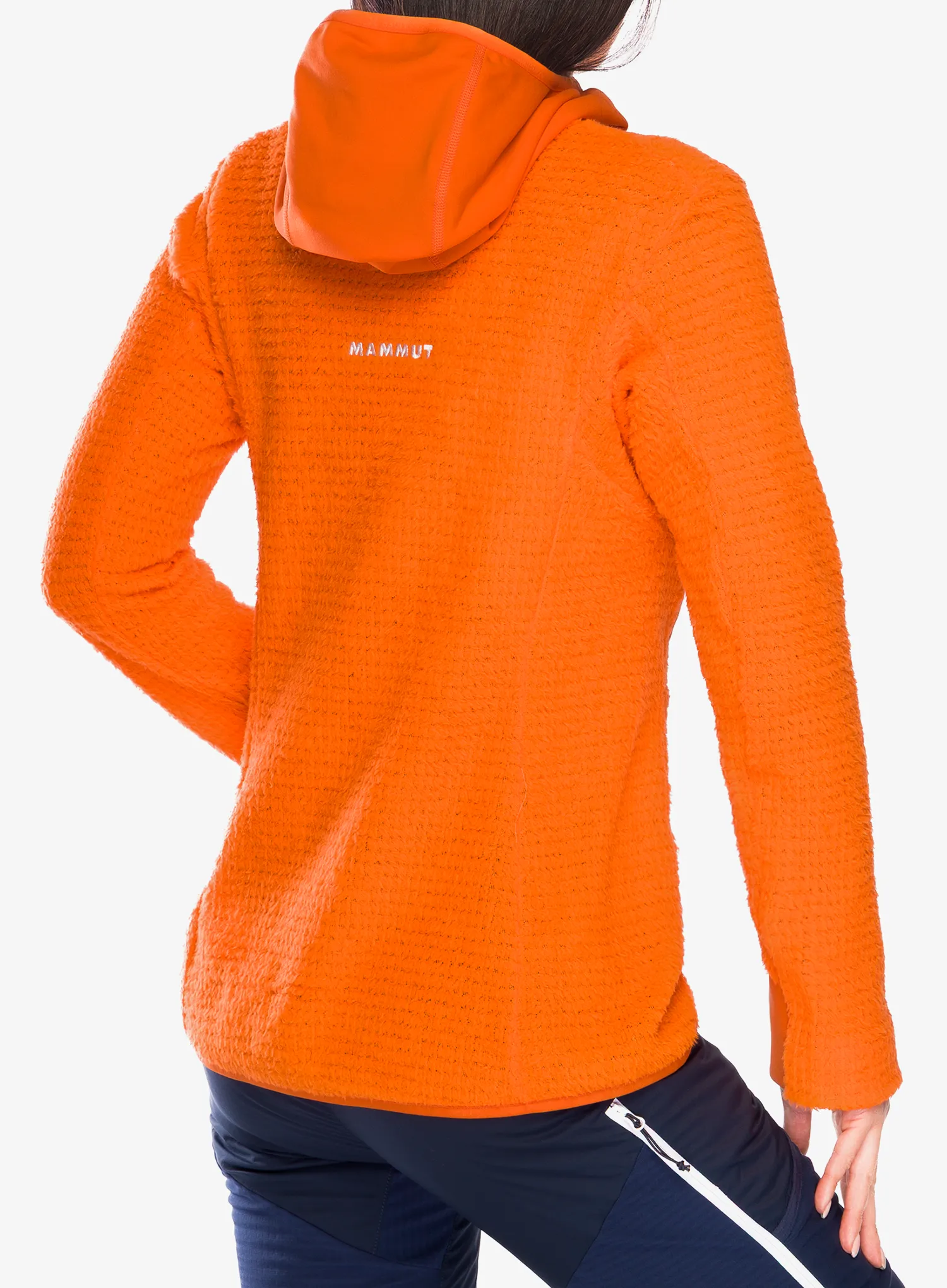 Flísová mikina dámska Mammut Eiger Nordwand Pro ML Air Hooded Jacket - eiger orange