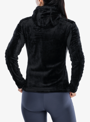 Flísová mikina dámska Montura Polar Style Hooded JKT - black