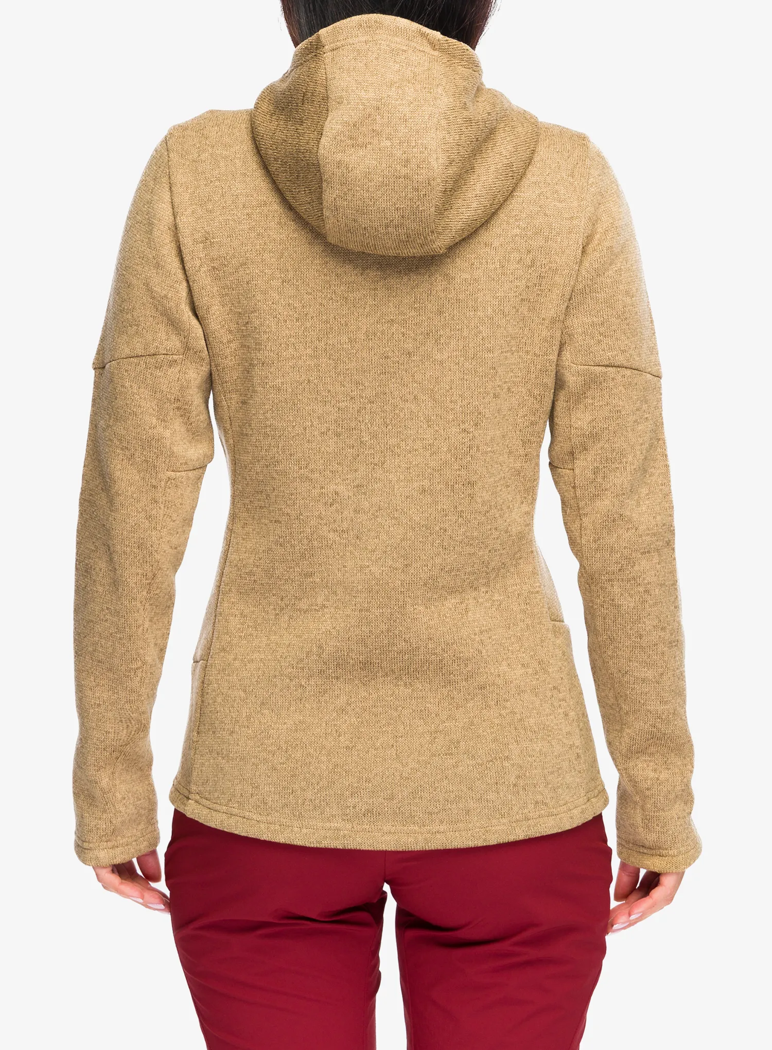 Flísová mikina dámska Salewa Puez Rocca Pl Hooded Jacket - quicksand