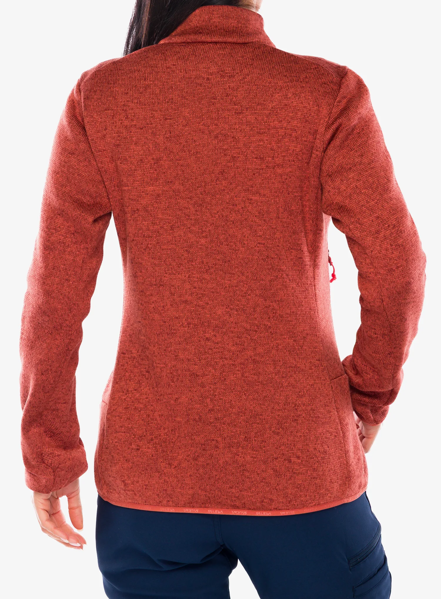 Flísová mikina dámska Salewa Puez Rocca PL Jacket - etruscan red