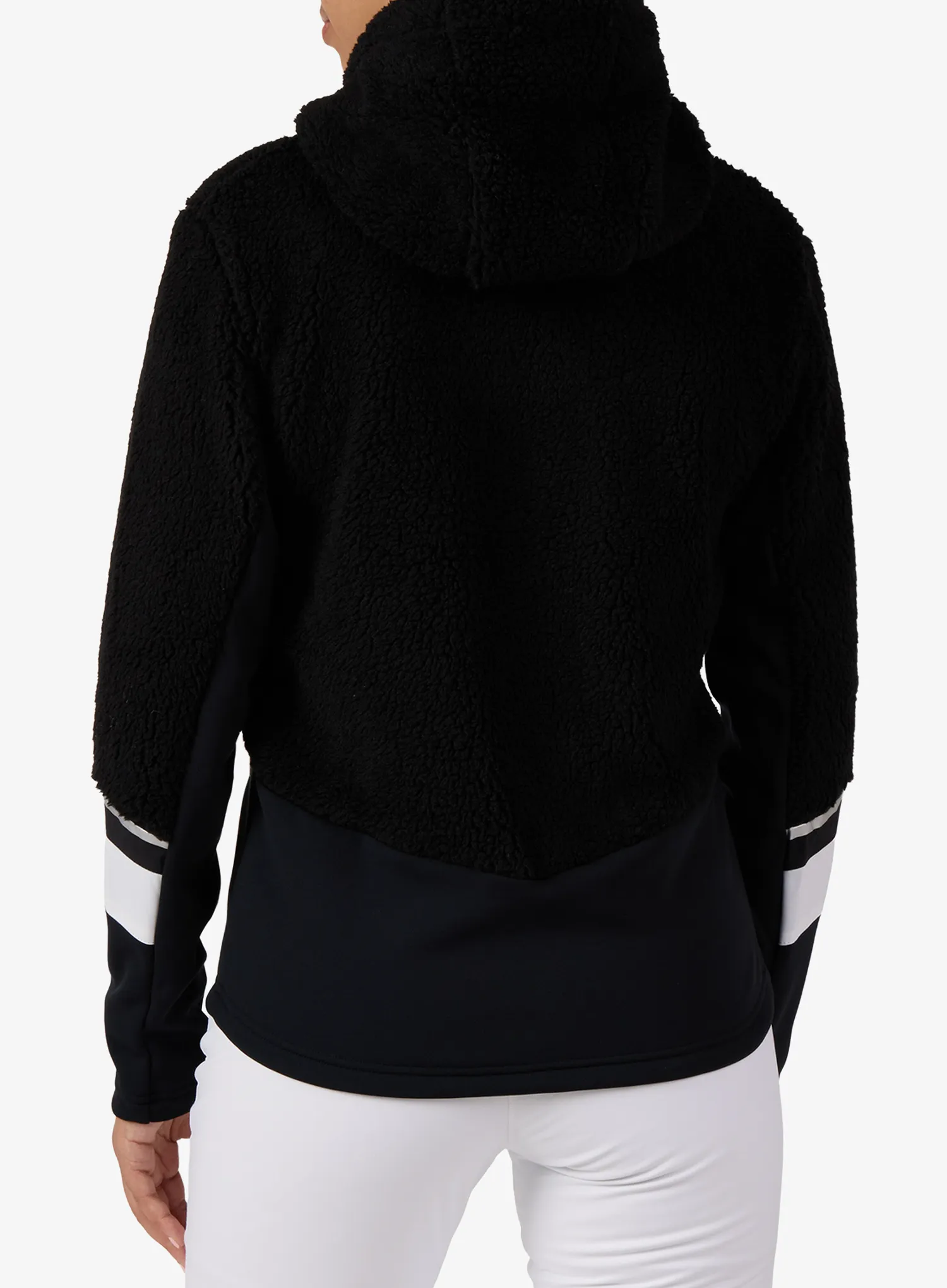 Dámska flísová mikina Rossignol Wispile Fleece Full-Zip Hoodie - black