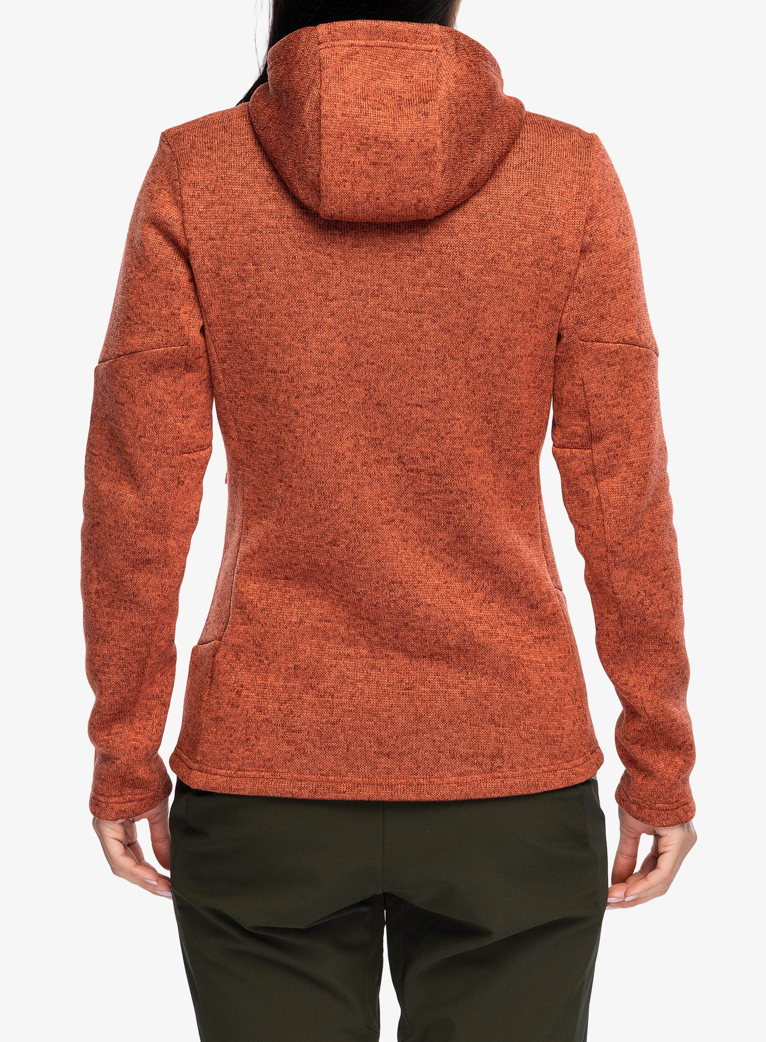 Dámska flísová mikina Salewa Puez Rocca Pl Hooded Jacket - etruscan red