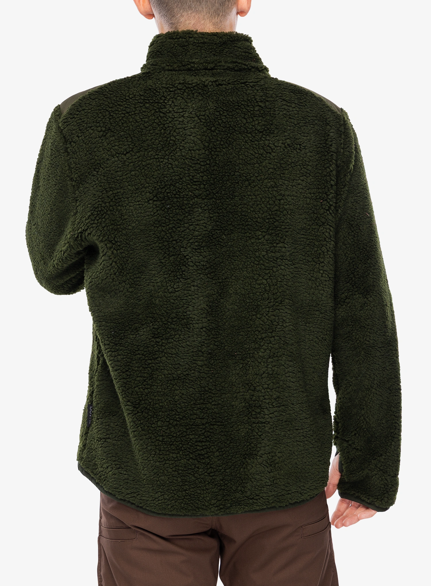 Flísová mikina Dovre Teddy Fleece Merino Wool - green