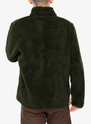 Flísová mikina Dovre Teddy Fleece Merino Wool - green