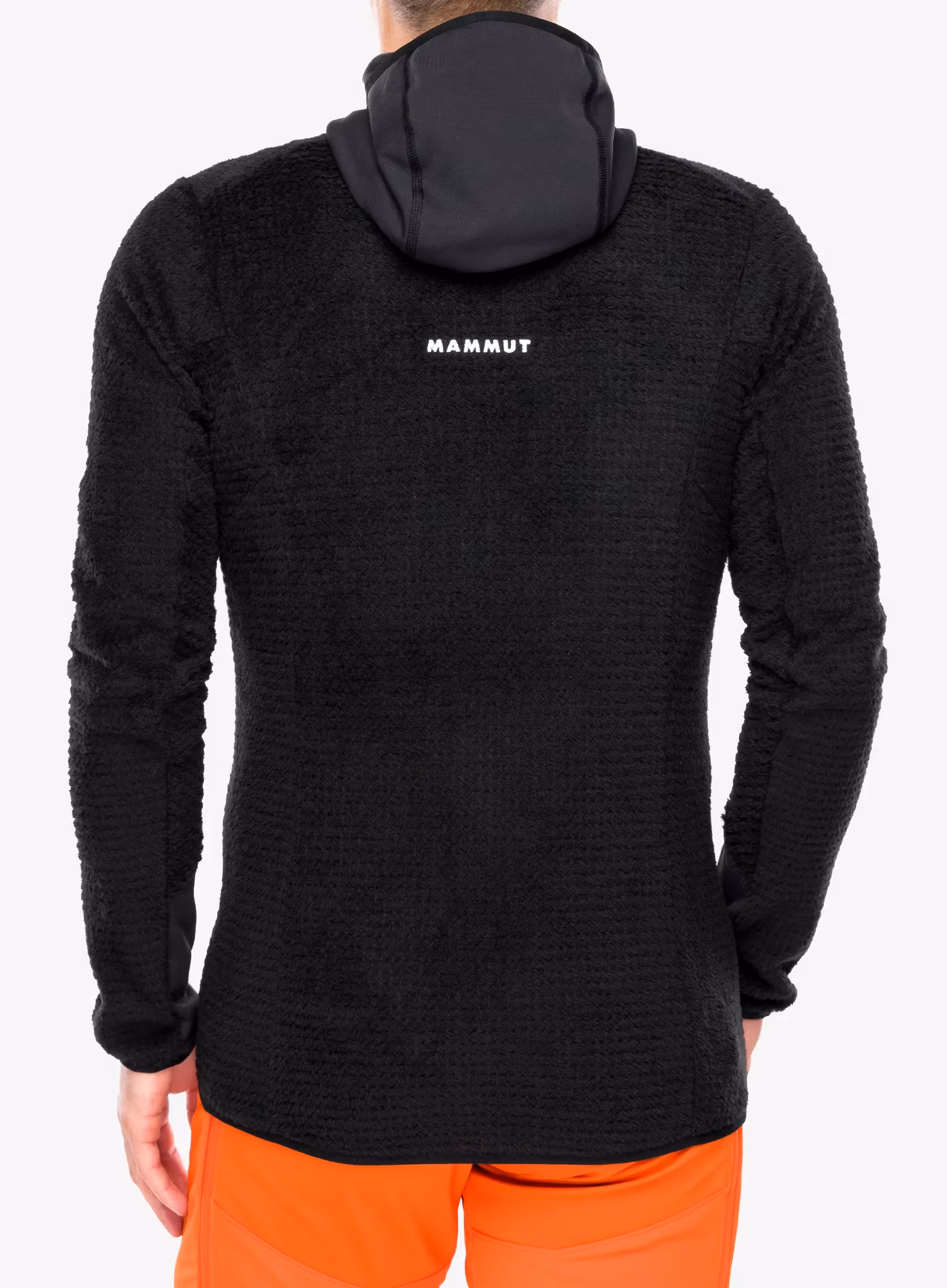 Flísová mikina Mammut Eiger Nordwand Pro ML Air Hooded Jacket - black