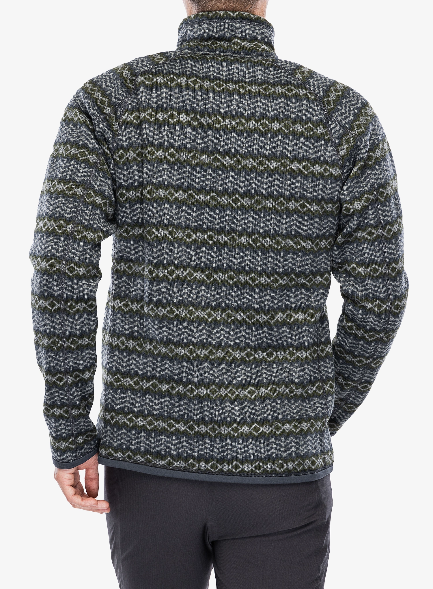 Flísová mikina Patagonia Better Sweater Jacket - woven together/smolder blue