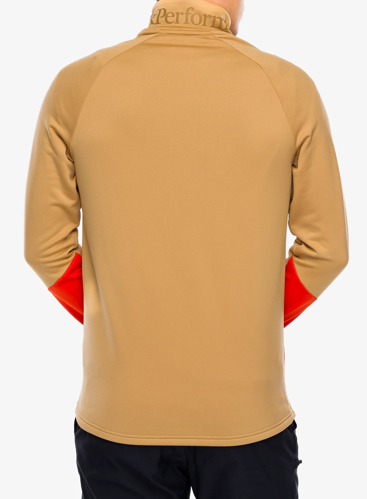 Flísová mikina Peak Performance Rider Essentials Zip Jacket - sierra sand/solar burst