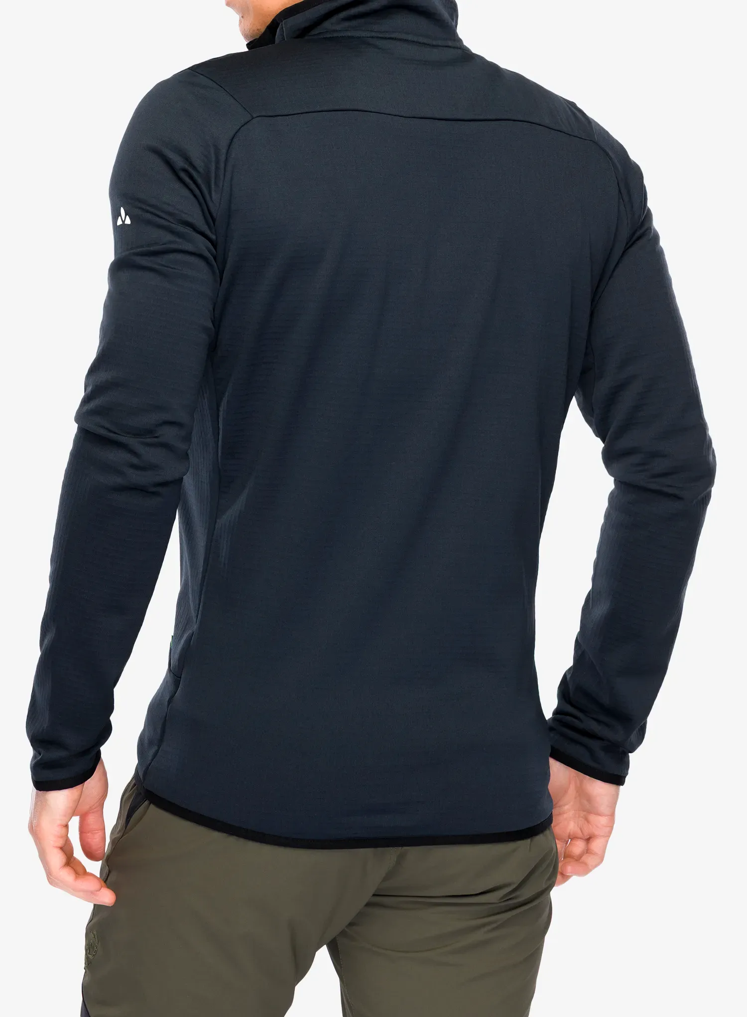 Flísová mikina Vaude Monviso Fleece FZ Jacket II - black