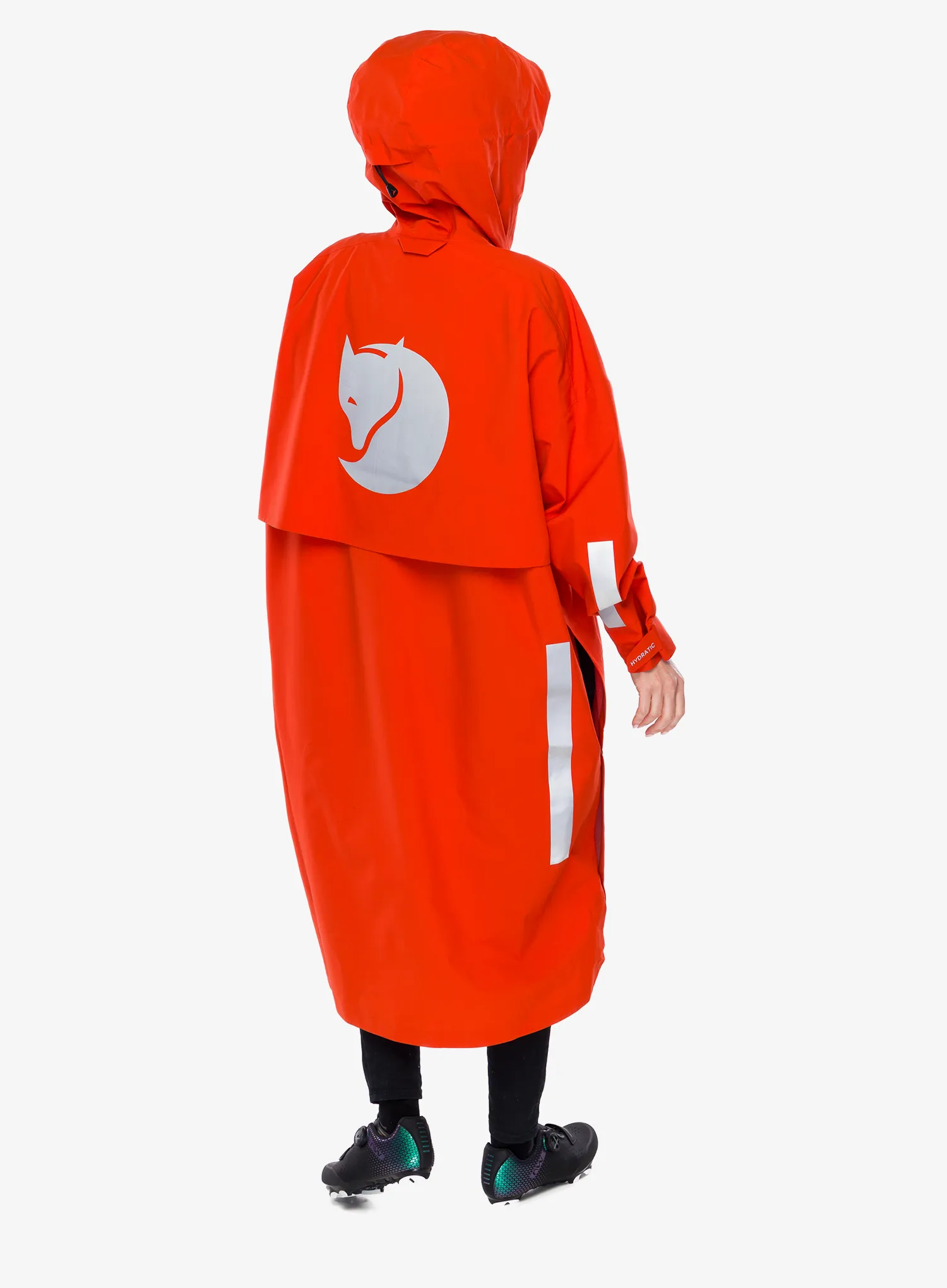 Pončo Fjallraven Hoja Rain Fox Poncho - flame orange