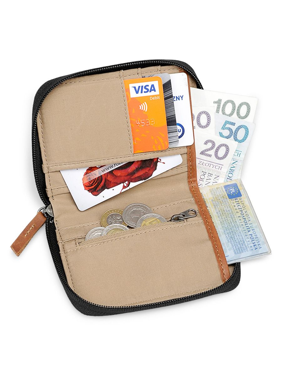 Peňaženka Fjallraven Zip Wallet - dark grey
