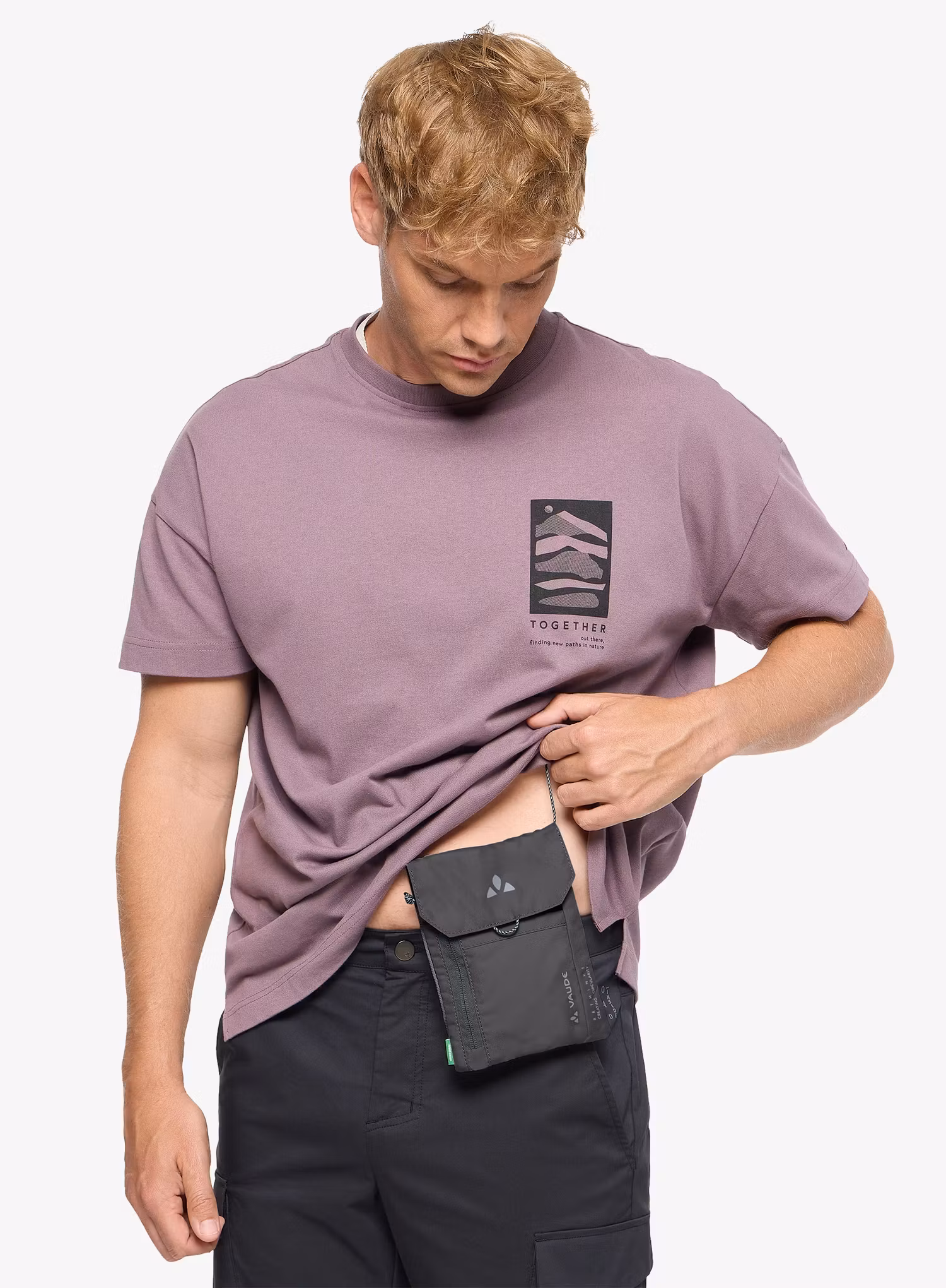 Peňaženka Vaude NeckWallet - black