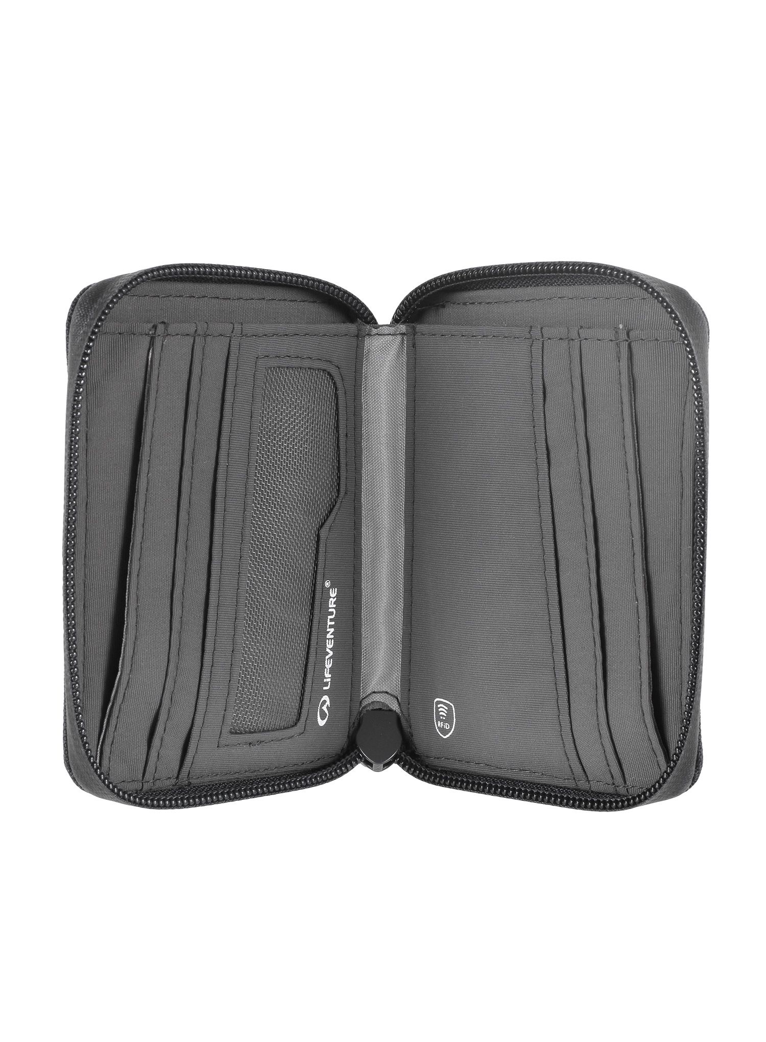Peňaženka Lifeventure Recycled RFID Bi-Fold Wallet - grey