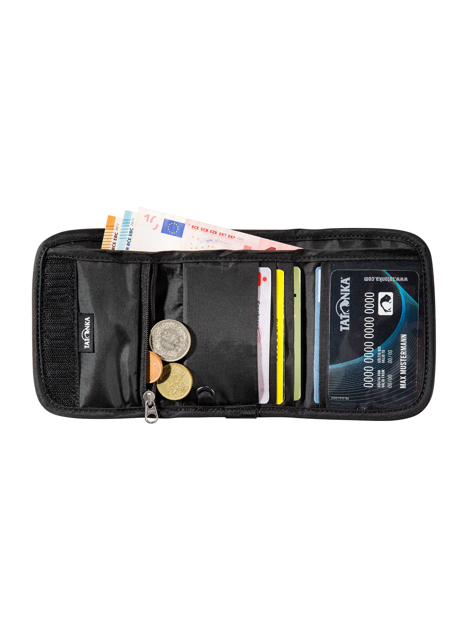 Peňaženka Tatonka Folder RFID B - black