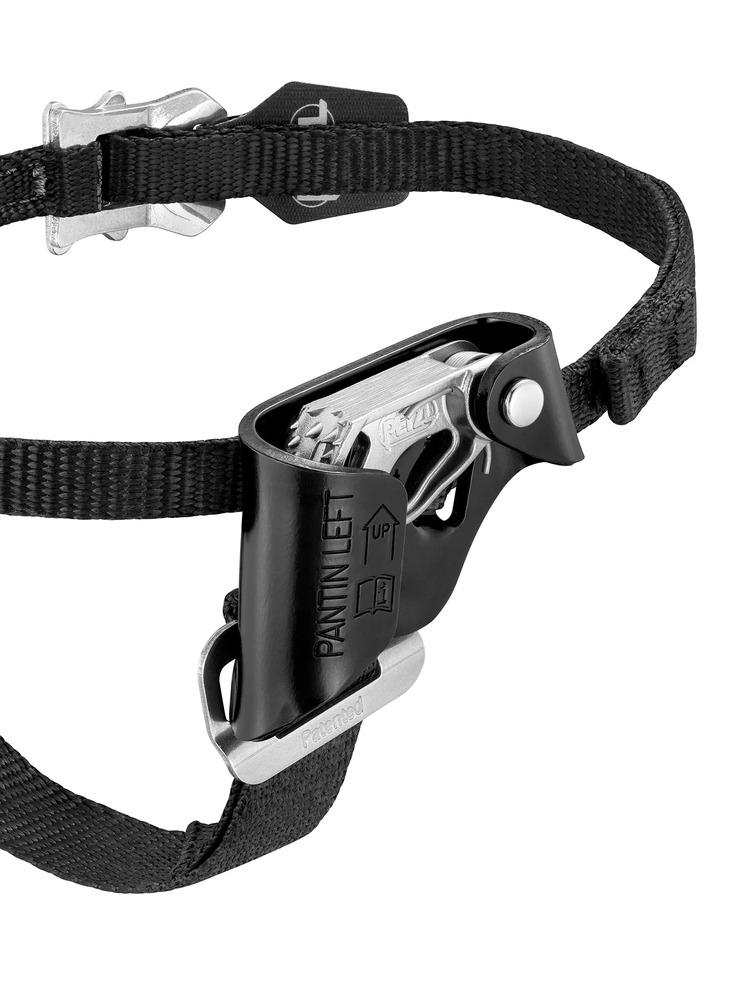 Ručný blokant Petzl Pantin Left - black