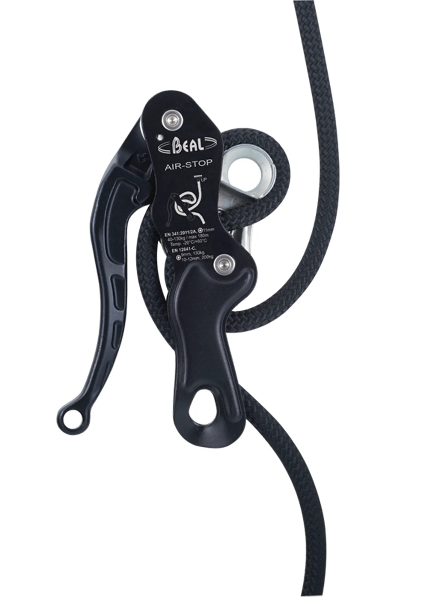 Zlaňovacia brzda Beal Air Stop - black