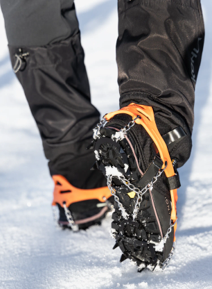 Protišmykové návleky 8a Hiking Crampons - orange