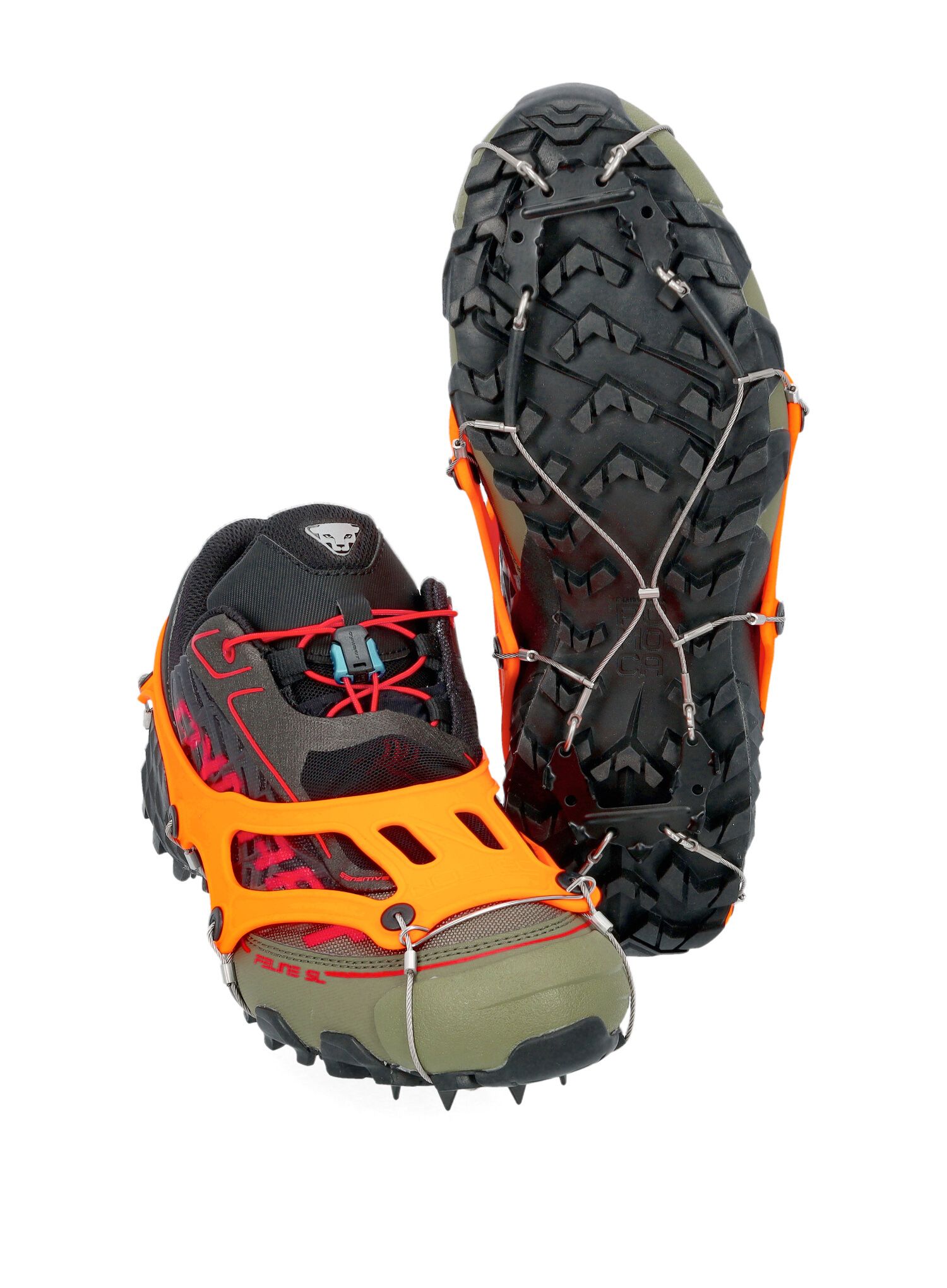 Protišmykové návleky na topánky Nortec Trail - orange