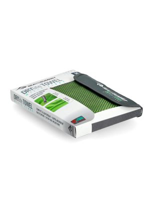 Rýchloschnúci uterák Sea To Summit DryLite Towel Antibacterial S - lime